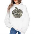 Apple Camoflauge Clothing Camo Student Teacher Cute School Women's Hoodie, trending gift