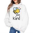 Bee Kind Bumble Bee Anti Bullying Teacher Kindness Matters Women's Hoodie, trending gift Bee Kind Bumble Bee Anti Bullying Teacher Kindness Matters Women's Hoodie, trending gift