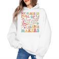 My Class Is Full Of Treble Makers Funny Music Teacher Groovy Men Women Girls Kids Women's Hoodie, Groovy Teacher Gifts, trending gift My Class Is Full Of Treble Makers Funny Music Teacher Groovy Men Women Girls Kids Women's Hoodie, Groovy Teacher Gifts, trending gift