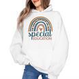 Cute Special Education Leopard Print SPED Teacher Idea Women's Hoodie, trending gift Cute Special Education Leopard Print SPED Teacher Idea Women's Hoodie, trending gift