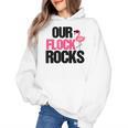 Our Flock Rocks Flamingo Mother's Day Teacher Women's Hoodie, trending gift Our Flock Rocks Flamingo Mother's Day Teacher Women's Hoodie, trending gift