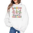 Groovy Donut Stress Just Do Your Best Testing Day Teachers Women's Hoodie, trending gift Groovy Donut Stress Just Do Your Best Testing Day Teachers Women's Hoodie, trending gift
