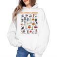 Halloween Alphabet ABCs Learning Kindergarten Teacher Women's Hoodie, trending gift Halloween Alphabet ABCs Learning Kindergarten Teacher Women's Hoodie, trending gift
