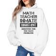 Halloween Math Teacher Prisoner Costume Women's Hoodie, trending gift Halloween Math Teacher Prisoner Costume Women's Hoodie, trending gift