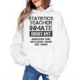 Halloween Statistics Teacher Prisoner Costume Women's Hoodie, trending gift Halloween Statistics Teacher Prisoner Costume Women's Hoodie, trending gift