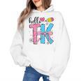 Hello TK Transitional Kindergarten Back To School Teacher Women's Hoodie, trending gift Hello TK Transitional Kindergarten Back To School Teacher Women's Hoodie, trending gift