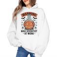 Mad Scientist Pumpkin Science Teacher Halloween Costume Kids Women's Hoodie, Science Teacher Gifts, trending gift Mad Scientist Pumpkin Science Teacher Halloween Costume Kids Women's Hoodie, Science Teacher Gifts, trending gift