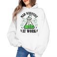 Mad Scientist Science Teacher Halloween Costume Teen Girls Women's Hoodie, Science Teacher Gifts, trending gift