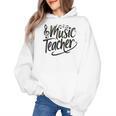 Music Teacher For Women Elementary First Day Of School Women's Hoodie, trending gift Music Teacher For Women Elementary First Day Of School Women's Hoodie, trending gift