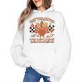 One Thankful Teacher Thanksgiving Retro Groovy Fall Teachers Women's Hoodie, Groovy Teacher Gifts, trending gift One Thankful Teacher Thanksgiving Retro Groovy Fall Teachers Women's Hoodie, Groovy Teacher Gifts, trending gift