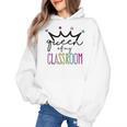 Queen Of My Classroom Colorful Teacher For Men Women Women's Hoodie, trending gift Queen Of My Classroom Colorful Teacher For Men Women Women's Hoodie, trending gift