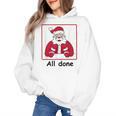 Retro All Done Christmas Special Ed Teacher Team Santa Women Women's Hoodie, trending gift Retro All Done Christmas Special Ed Teacher Team Santa Women Women's Hoodie, trending gift