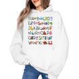 SPANISH ALPHABET MAESTRA SPANISH TEACHER Women's Hoodie, trending gift SPANISH ALPHABET MAESTRA SPANISH TEACHER Women's Hoodie, trending gift