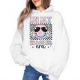 In My Teacher Era Groovy Tie Dye Back To School Cute Teacher Women's Hoodie, Groovy Teacher Gifts, trending gift