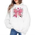 Teaching Is A Work Of Heart Pencil Bow Teacher Valentine Women's Hoodie, trending gift Teaching Is A Work Of Heart Pencil Bow Teacher Valentine Women's Hoodie, trending gift
