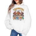 Thankful For My Preschool Turkeys Thanksgiving Teacher Fall Women's Hoodie, trending gift