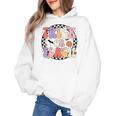 Trick Or Teach Retro Groovy Halloween Teacher Women's Hoodie, Groovy Teacher Gifts, trending gift Trick Or Teach Retro Groovy Halloween Teacher Women's Hoodie, Groovy Teacher Gifts, trending gift