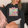 100 Days Of School Preppy 100th Day Of School Teacher Kids Women's Hoodie, funny design 100 Days Of School Preppy 100th Day Of School Teacher Kids Women's Hoodie, funny design