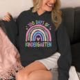 100th Day Of Kindergarten Teacher Kids 100 Days Smarter Women's Hoodie, funny design