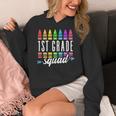 1st Grade Squad Back To School First Grade Teacher Boy Girl Women's Hoodie, First Grade Teacher Gifts, funny design