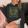2nd Grade Teacher Student Camo Bow Back To School Women's Hoodie, 2nd Grade Teacher Gifts, funny design 2nd Grade Teacher Student Camo Bow Back To School Women's Hoodie, 2nd Grade Teacher Gifts, funny design