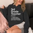 3rd Grade Teacher Definition Back To School First Day Women's Hoodie, First Grade Teacher Gifts, funny design 3rd Grade Teacher Definition Back To School First Day Women's Hoodie, First Grade Teacher Gifts, funny design