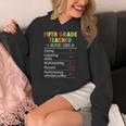 5th Grade Teacher Report Card Appreciation Men Women Women's Hoodie, funny design 5th Grade Teacher Report Card Appreciation Men Women Women's Hoodie, funny design