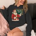 67 Teacher Christmas Santa Six Seven Meme Brainrot Math Joke Women's Hoodie, funny design 67 Teacher Christmas Santa Six Seven Meme Brainrot Math Joke Women's Hoodie, funny design