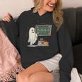 67 Teacher Halloween Ghost Six Seven Meme Math Joke Women's Hoodie, funny design