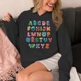 ABC Cute Monster Alphabet Halloween Teacher Costume Kids Women's Hoodie, funny design ABC Cute Monster Alphabet Halloween Teacher Costume Kids Women's Hoodie, funny design