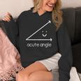 Acute Angle Cute Math Teacher Women's Hoodie, funny design Acute Angle Cute Math Teacher Women's Hoodie, funny design