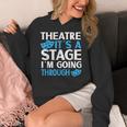 Theater Teacher Drama Teacher Theater Nerd Actor Men Women Kids Women's Hoodie, funny design