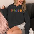Back To School Cute Hungry Lover Fruits Teacher Women's Hoodie, funny design Back To School Cute Hungry Lover Fruits Teacher Women's Hoodie, funny design