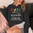 Back To School Math Is Not A Spectator Sport Math Teacher Women's Hoodie, funny design Back To School Math Is Not A Spectator Sport Math Teacher Women's Hoodie, funny design