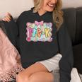 Back To School Pre-K Preppy Teacher Girl Women's Hoodie, funny design