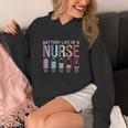Battery Life Of A Nurse School Teacher Appreciation Women's Hoodie, funny design