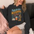 Biology Teacher Science Fueled By Mitochondria Coffee Women's Hoodie, Science Teacher Gifts, funny design