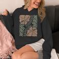 Boho Floral Reading Teacher Retro Reading Specialist Wildfl Women's Hoodie, funny design