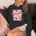 Bow Strawberry Kindergarten Is My Jam Teacher Kinder Team Women's Hoodie, funny design