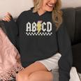 Boys Girls Teachers ABCD Rock Graphic Back To School Class Women's Hoodie, funny design Boys Girls Teachers ABCD Rock Graphic Back To School Class Women's Hoodie, funny design