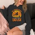 My Broom Broke So Now I Teach English Halloween Teacher Women's Hoodie, English Teacher Gifts, funny design