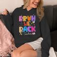 Bruh We Back Teachers First Day Back To School Teachers Women's Hoodie, funny design Bruh We Back Teachers First Day Back To School Teachers Women's Hoodie, funny design