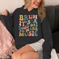 Bruh It's A Good Day To Make Music Musician Music Teacher Women's Hoodie, funny design