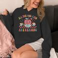 All The Cool Kids Are Reading Book Reading Teacher School Women's Hoodie, funny design All The Cool Kids Are Reading Book Reading Teacher School Women's Hoodie, funny design