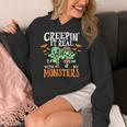 Creepin It Real Monster School Teacher Principal Halloween Women's Hoodie, funny design Creepin It Real Monster School Teacher Principal Halloween Women's Hoodie, funny design
