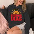 Cute Bilingual Spanish Teacher Buenos Dias Sunshine Women's Hoodie, funny design Cute Bilingual Spanish Teacher Buenos Dias Sunshine Women's Hoodie, funny design