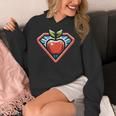 Cute Distressed Super Teacher Superhero Apple Women's Hoodie, Super Teacher Gifts, funny design Cute Distressed Super Teacher Superhero Apple Women's Hoodie, Super Teacher Gifts, funny design