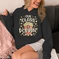 Cute Teacher Popcorn Day Women's Hoodie, funny design Cute Teacher Popcorn Day Women's Hoodie, funny design