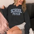 Cute Wildflower School Psych Teacher School Psychologist Women's Hoodie, funny design Cute Wildflower School Psych Teacher School Psychologist Women's Hoodie, funny design