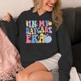 In My Daycare Era Groovy Teacher Daycare First Day Of School Women's Hoodie, Groovy Teacher Gifts, funny design